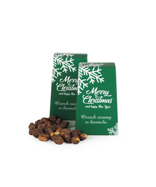 Merry Christmas mini caramelised nuts  60 g