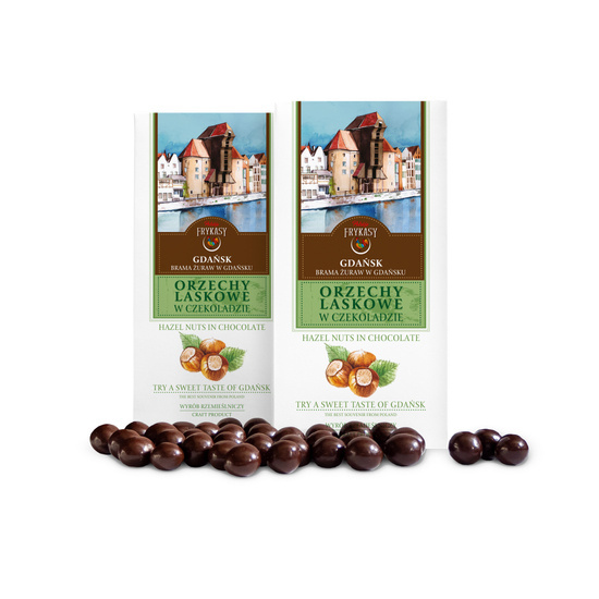 Gdansk hazelnuts covered in chocolate 125g